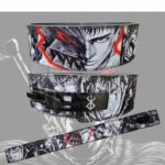 Durable Anime Weightlifting Belt with Lever Buckle
